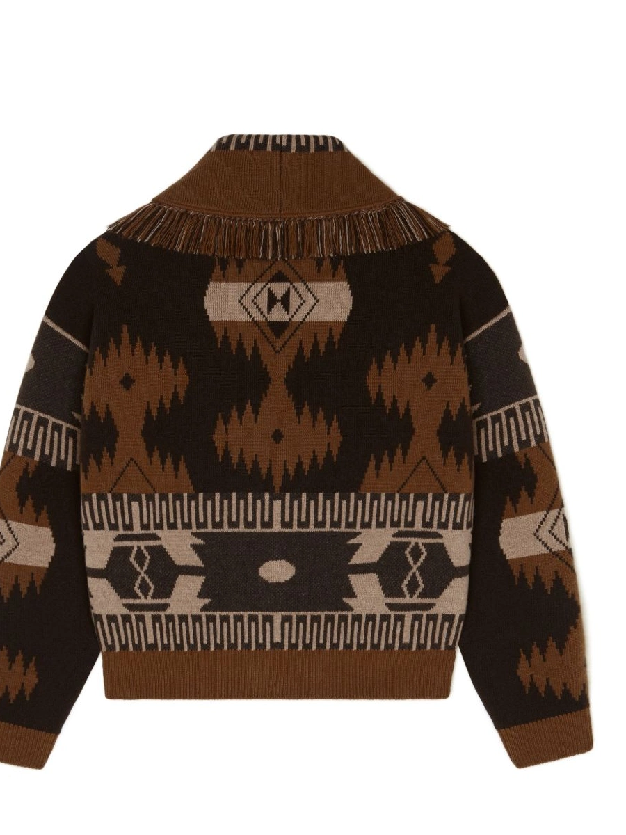 Cheap cardigan patterned-jacquard Alanui Women 0816